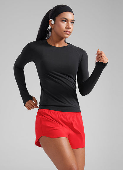 Feathery-Fit Soft Liner Zipper Pocket Short 3''