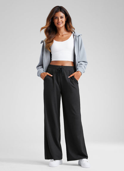 Cloud Jersey Wide Leg Sweatpant 30”