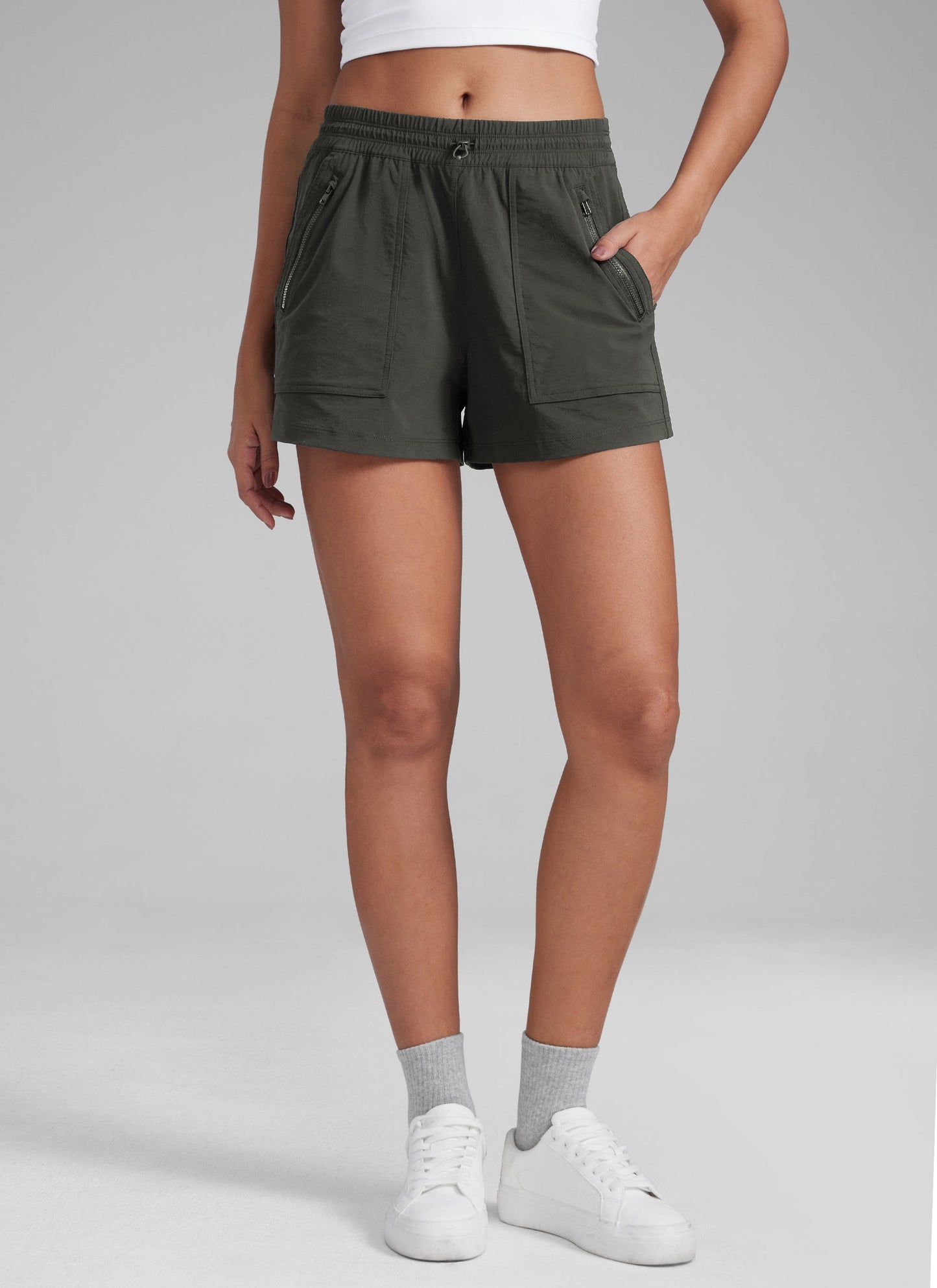 Stretch Water Repellent Hiking Pocket Short 3''