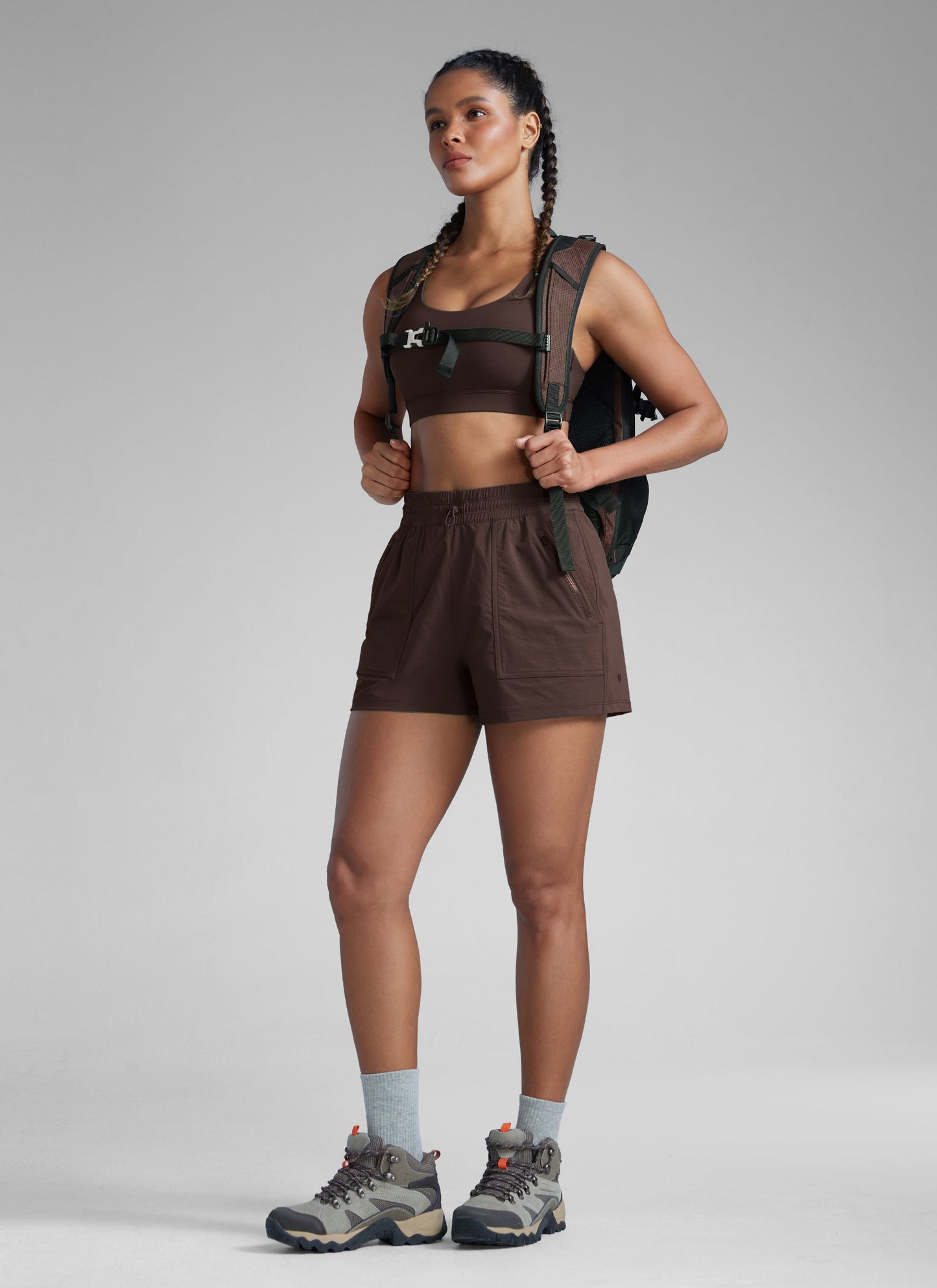 Stretch Water Repellent Hiking Pocket Short 3''