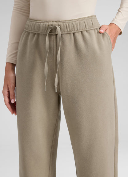Fleece Lined High Rise Jogger Sweatpant 28''