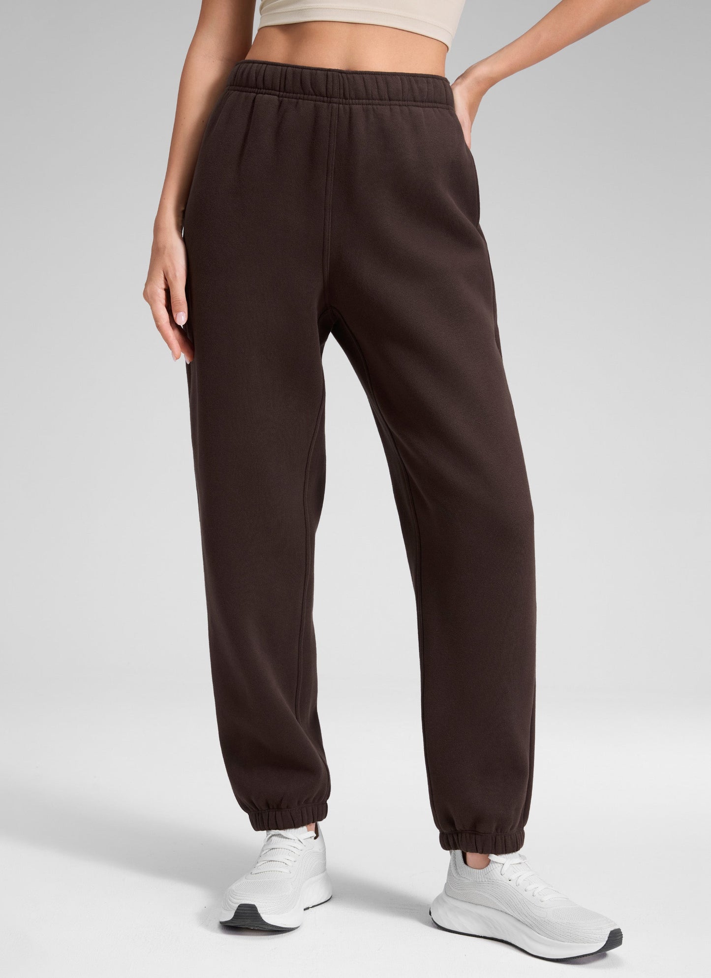 Fleece Lined High Rise Jogger Sweatpant 28''