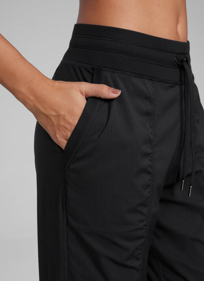 Striped Ruched Pocket Jogger 26''