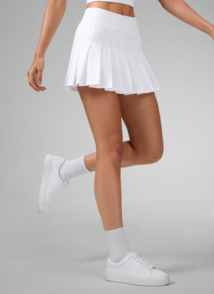Feathery-Fit Soft A Line Pleated Tennis Skirt 14''