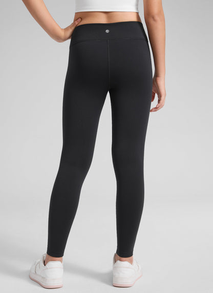 Girls Matte Thermal Fleece Lined Legging