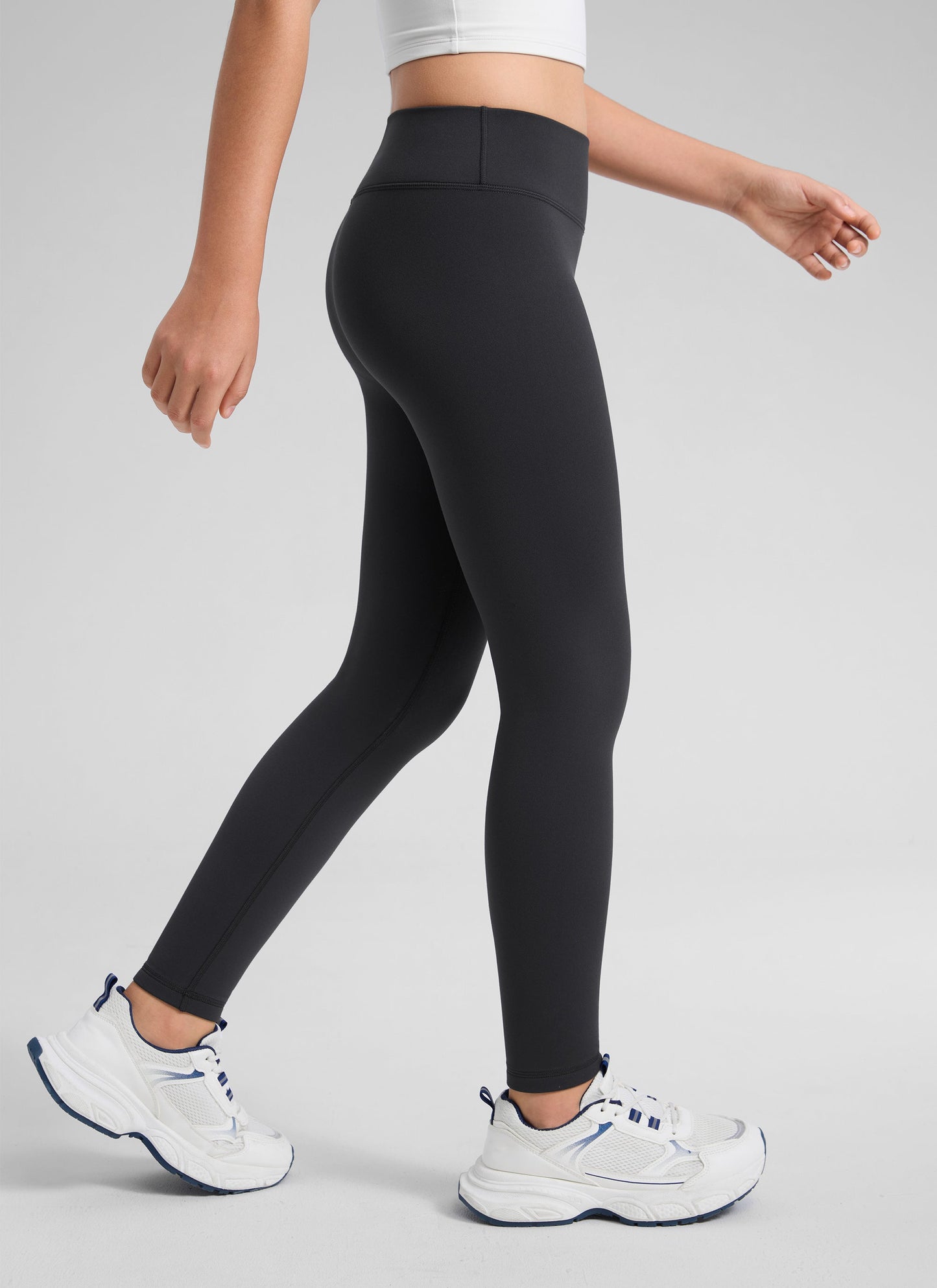 Girls Matte Thermal Fleece Lined Legging