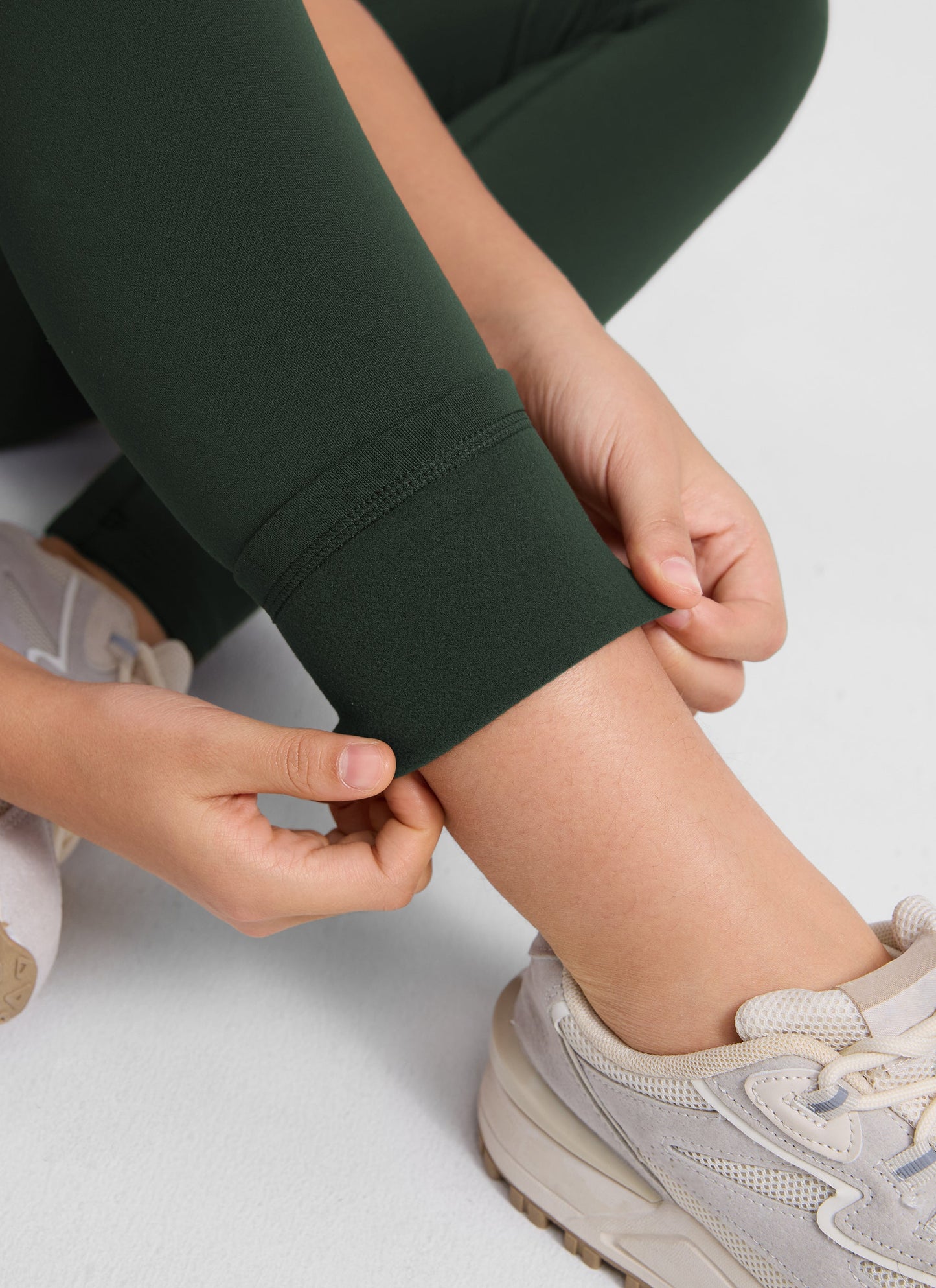 Girls Matte Thermal Fleece Lined Legging