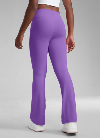 Butterluxe Girls Crossover Flare Leggings