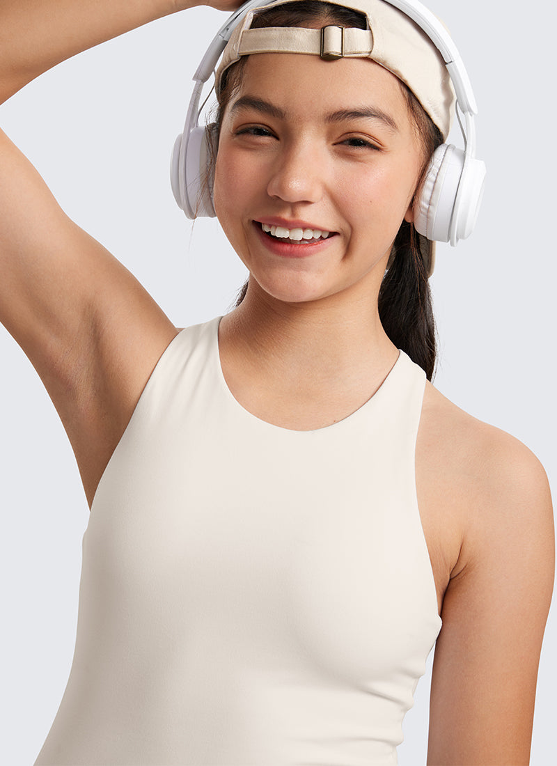 Butterluxe Girls Double Lined Racerback Tank Tops