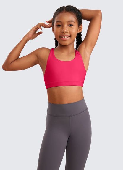Butterluxe Girls Sport Bra Strappy Back