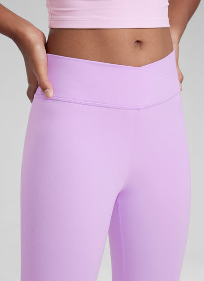 Butterluxe Girls Active Leggings - V Cross Waist