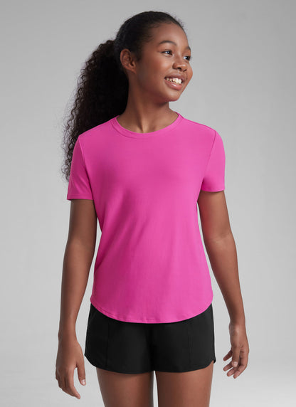 Girl Cloudweight Athletic Short Sleeve
