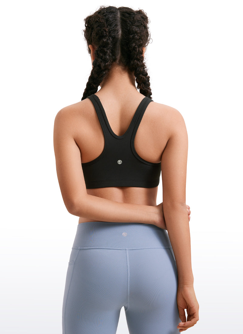 Butterluxe Girls Scoop Neck Racerback Sports Bra