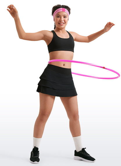 Butterluxe Girls Scoop Neck Racerback Sports Bra