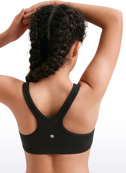 Butterluxe Girls Scoop Neck Racerback Sports Bra