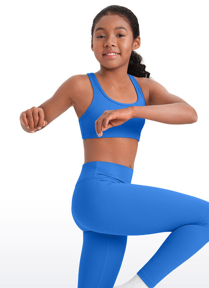 Butterluxe Girls Scoop Neck Racerback Sports Bra