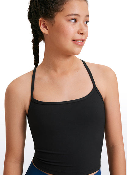 Butterluxe Girls Double Lined Y Back Tank Tops