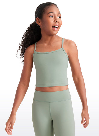 Butterluxe Girls Double Lined Y Back Tank Tops