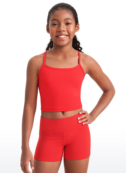 Butterluxe Girls Double Lined Y Back Tank Tops