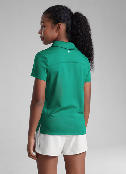 Girls Cloud Jersey Polo Shirts