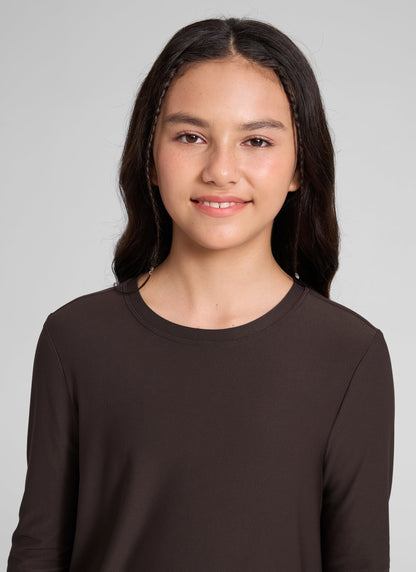 Girls Cloudweight Side Slit Long Sleeve