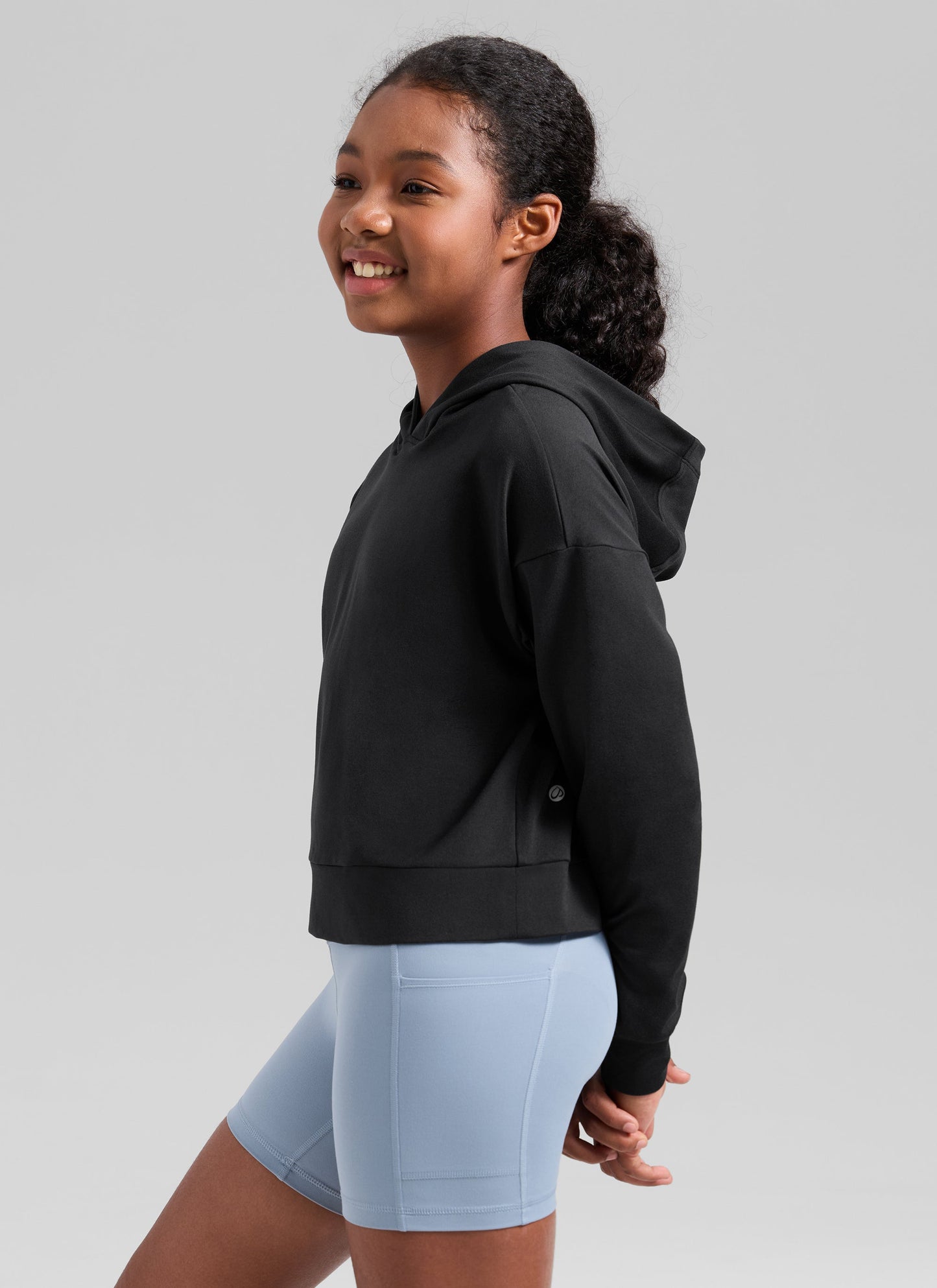 Girls Cloud Jersey Pullover Hoodie