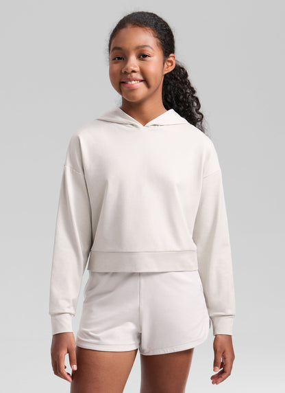 Girls Cloud Jersey Pullover Hoodie