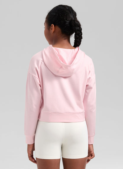 Girls Cloud Jersey Pullover Hoodie