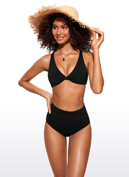 Sunshine Criss Cross Back Bikini Top