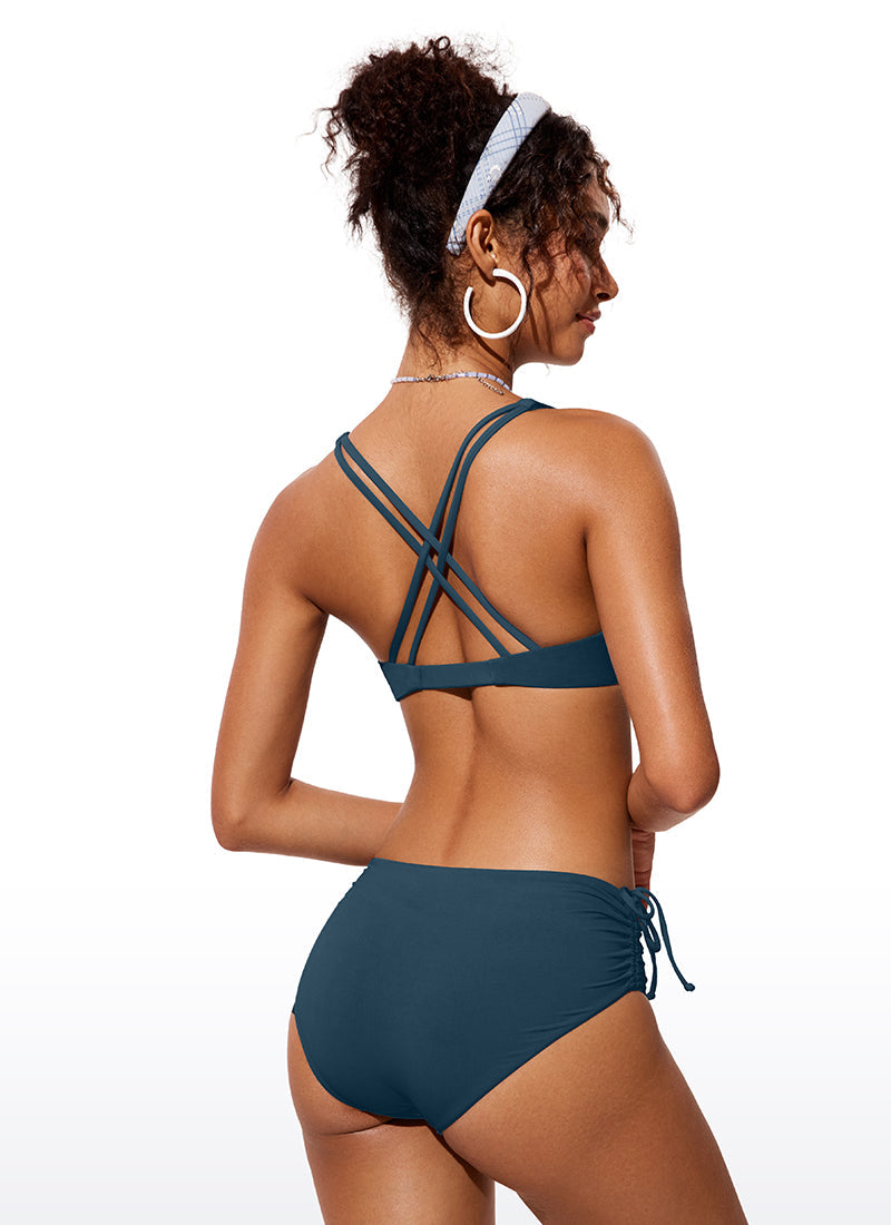 Sunshine Criss Cross Back Bikini Top