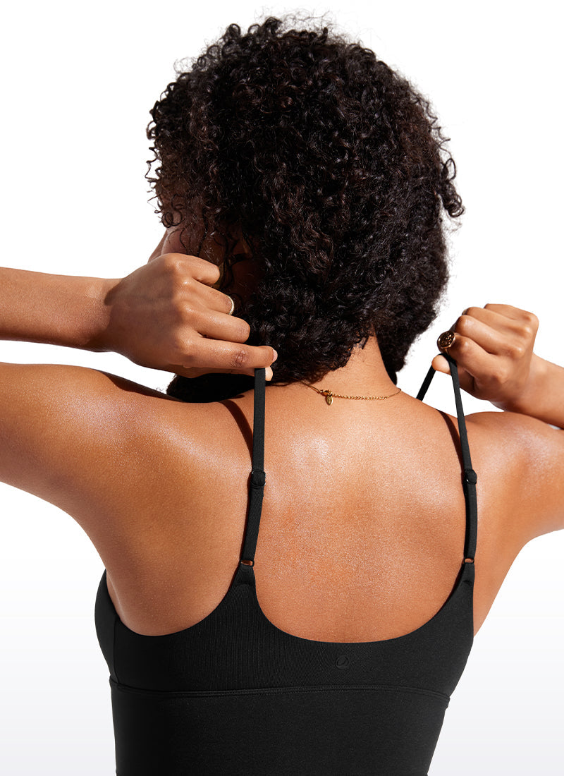 Sunshine Deep V Neck Strappy Bikini Top