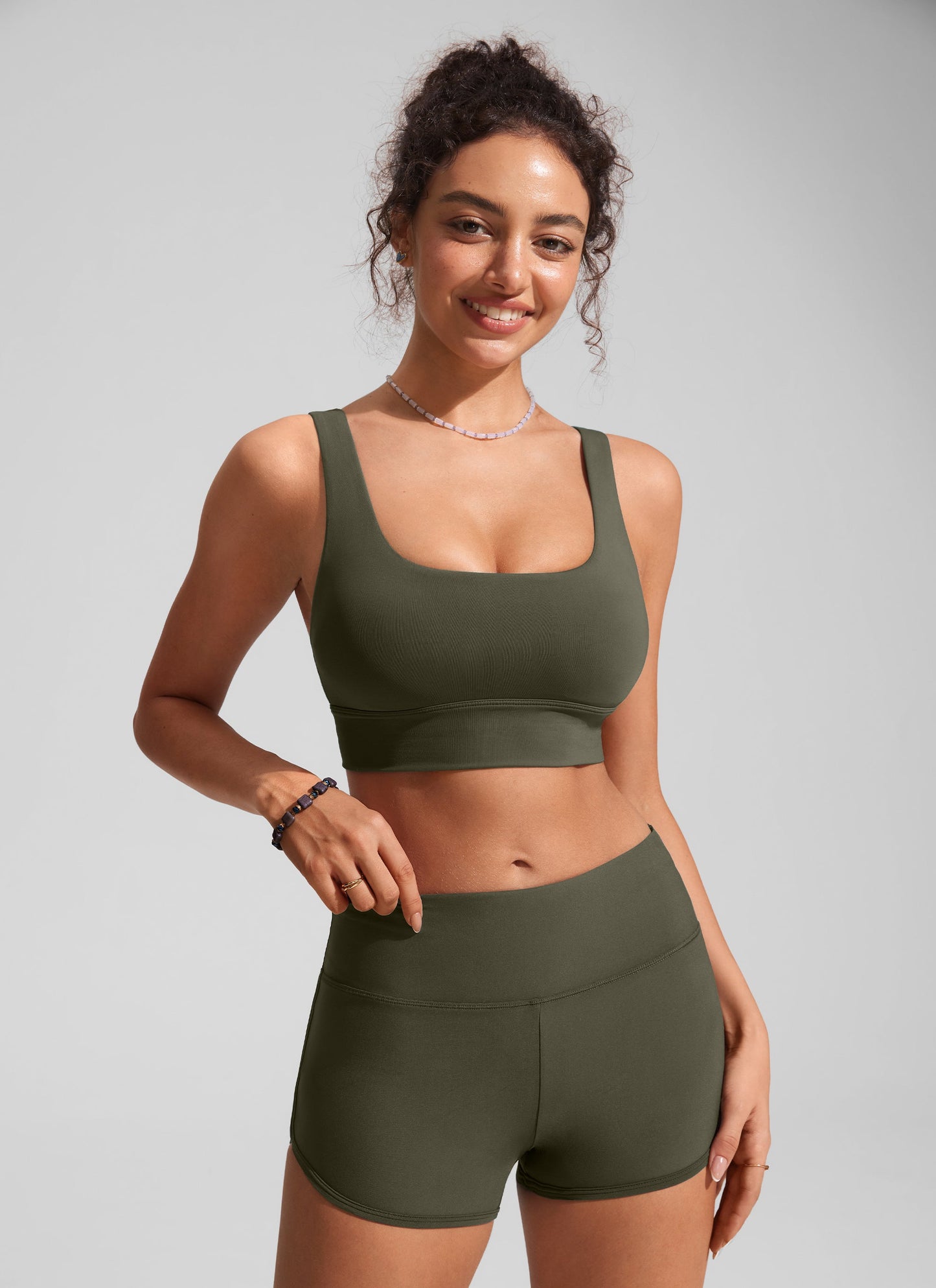 Supportive Modest Wide Straps Bikini Top