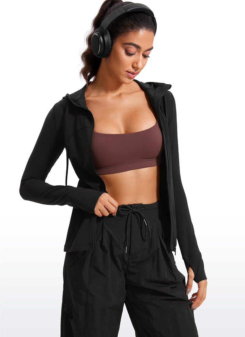 Butterluxe Zip Pocket ThumbHole Hoodie