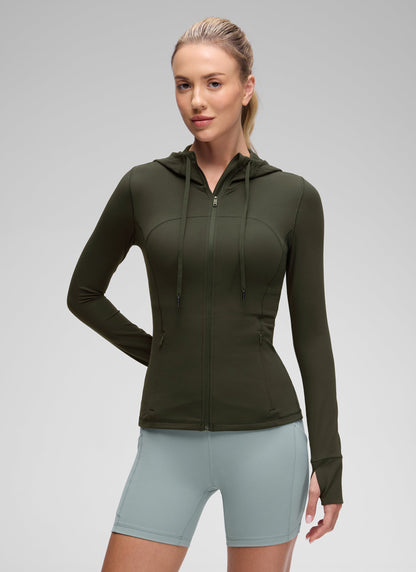 Butterluxe Zip Pocket ThumbHole Hoodie