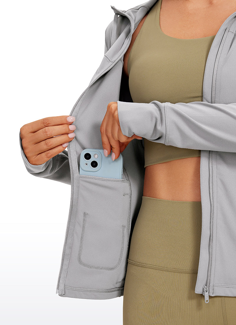 Butterluxe Zip Pocket ThumbHole Hoodie