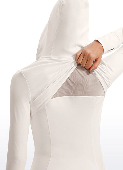 Butterluxe Zip Pocket ThumbHole Hoodie