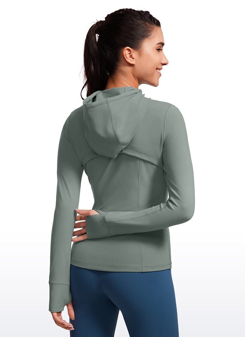 Butterluxe Zip Pocket ThumbHole Hoodie