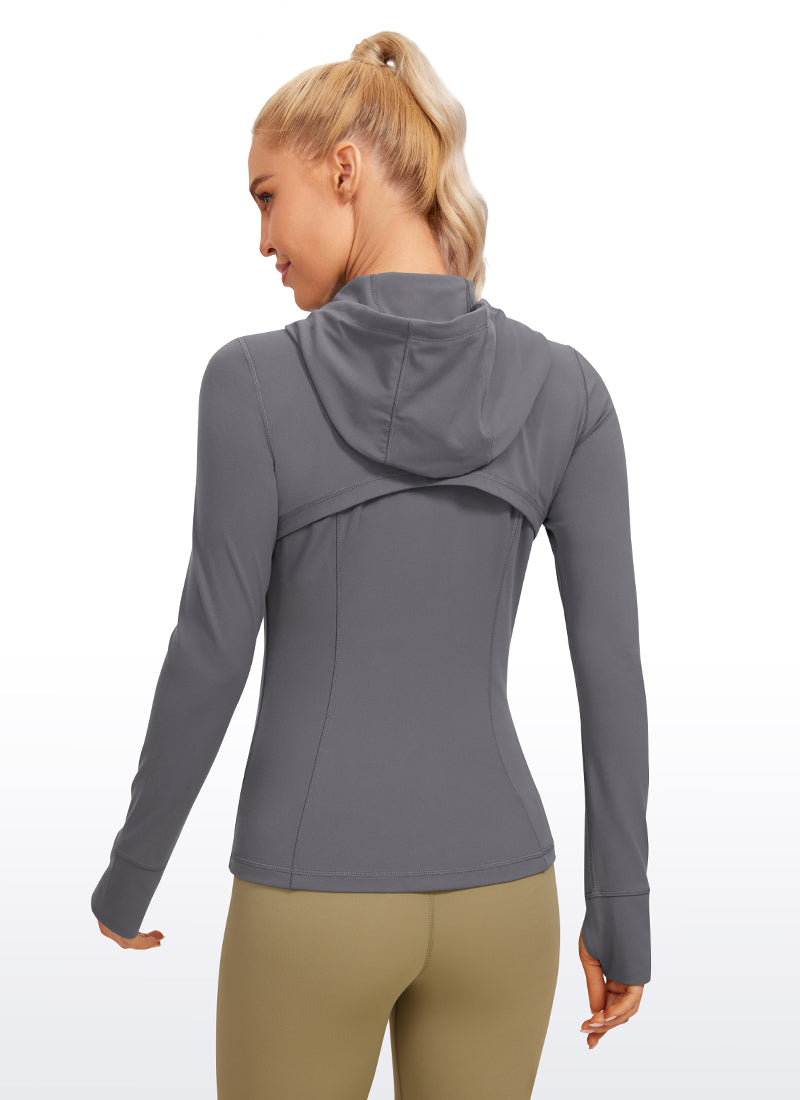 Butterluxe Zip Pocket ThumbHole Hoodie