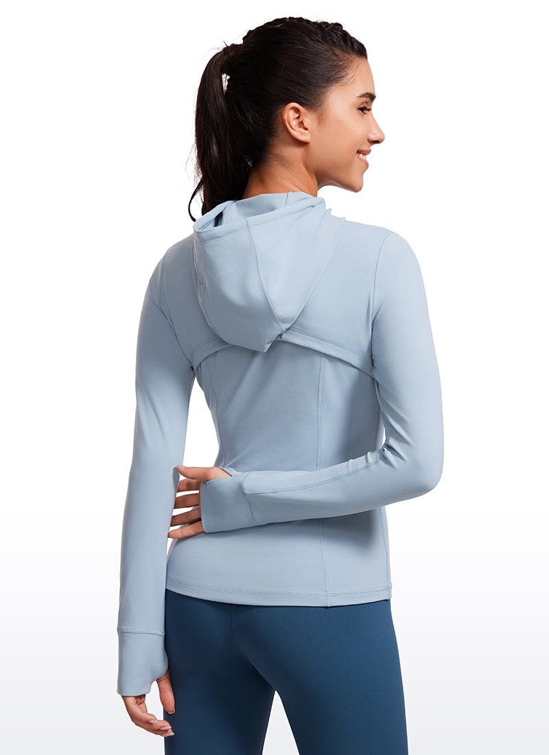 Butterluxe Zip Pocket ThumbHole Hoodie