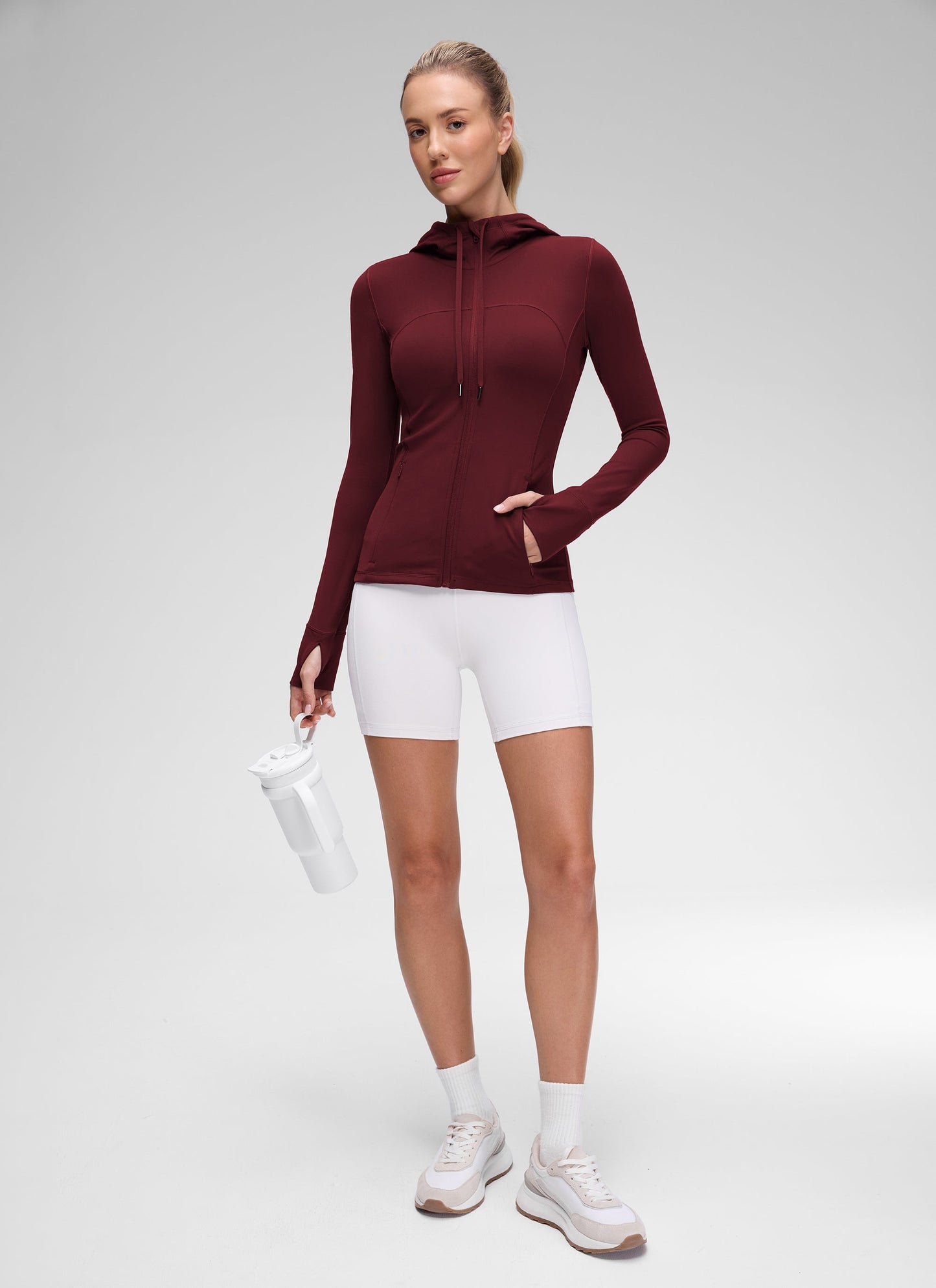 Butterluxe Zip Pocket ThumbHole Hoodie