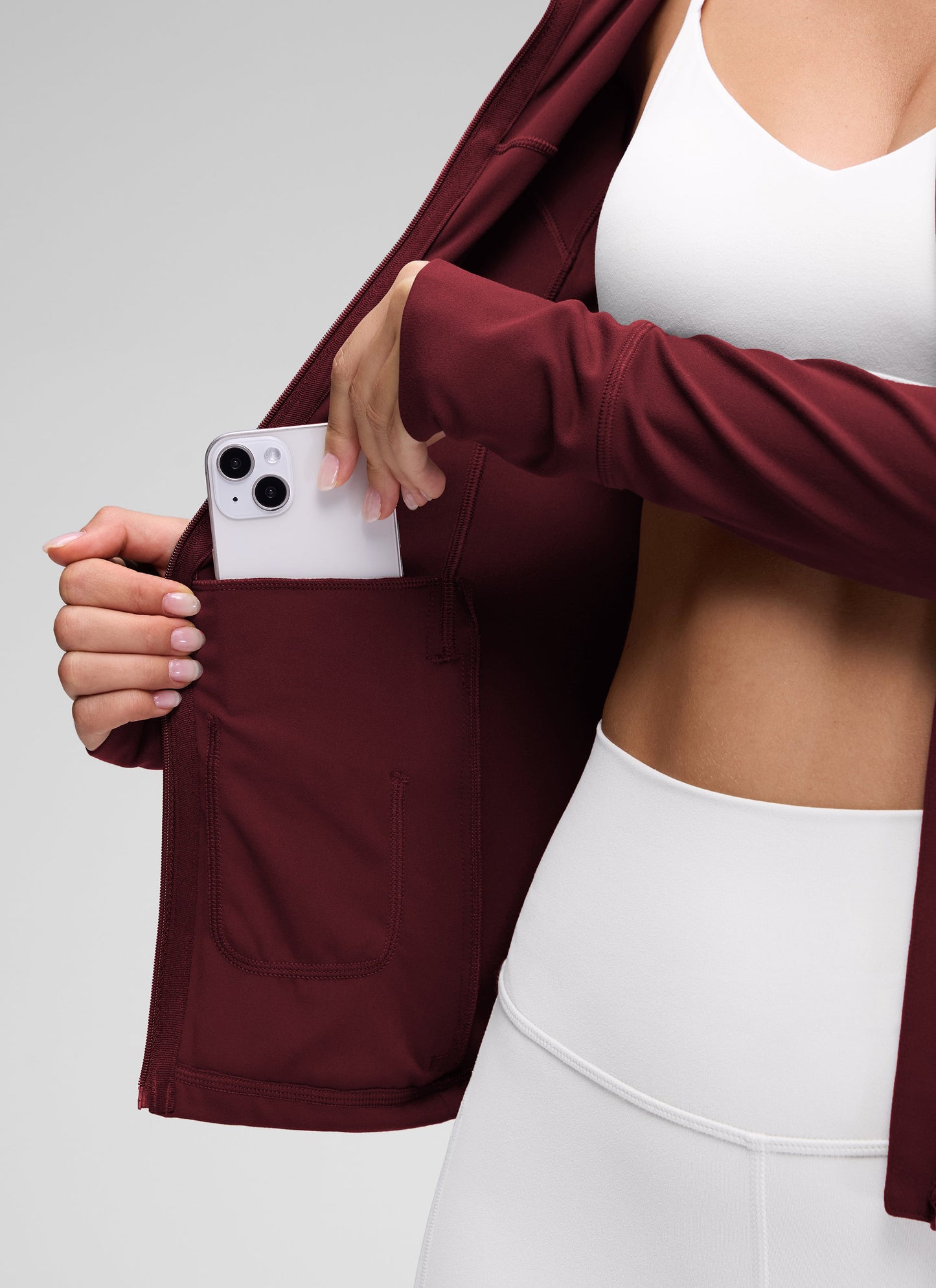 Butterluxe Zip Pocket ThumbHole Hoodie