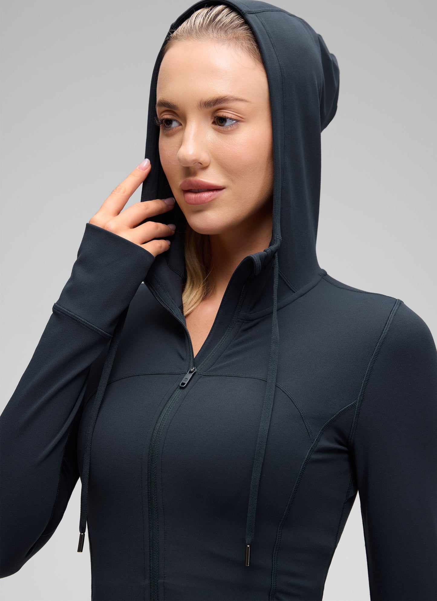 Butterluxe Zip Pocket ThumbHole Hoodie