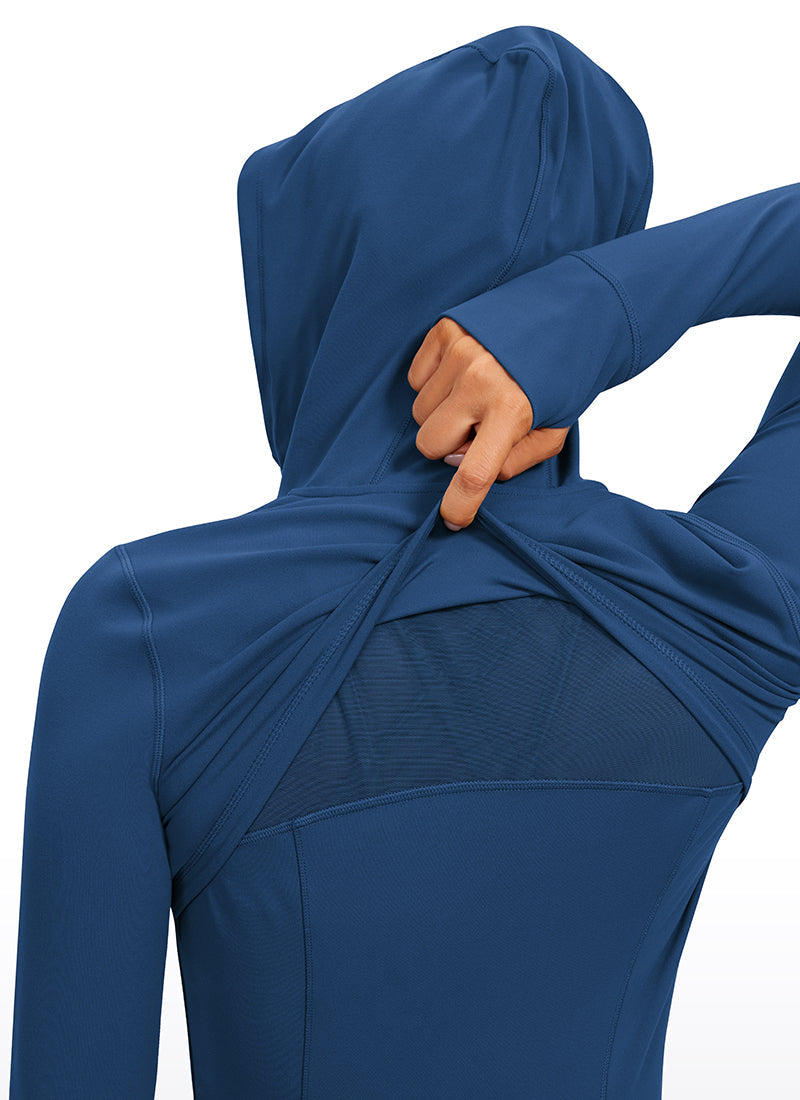 Butterluxe Zip Pocket ThumbHole Hoodie