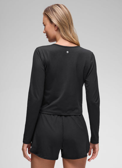 Cloud Jersey Lightweight Button Down Cardigan