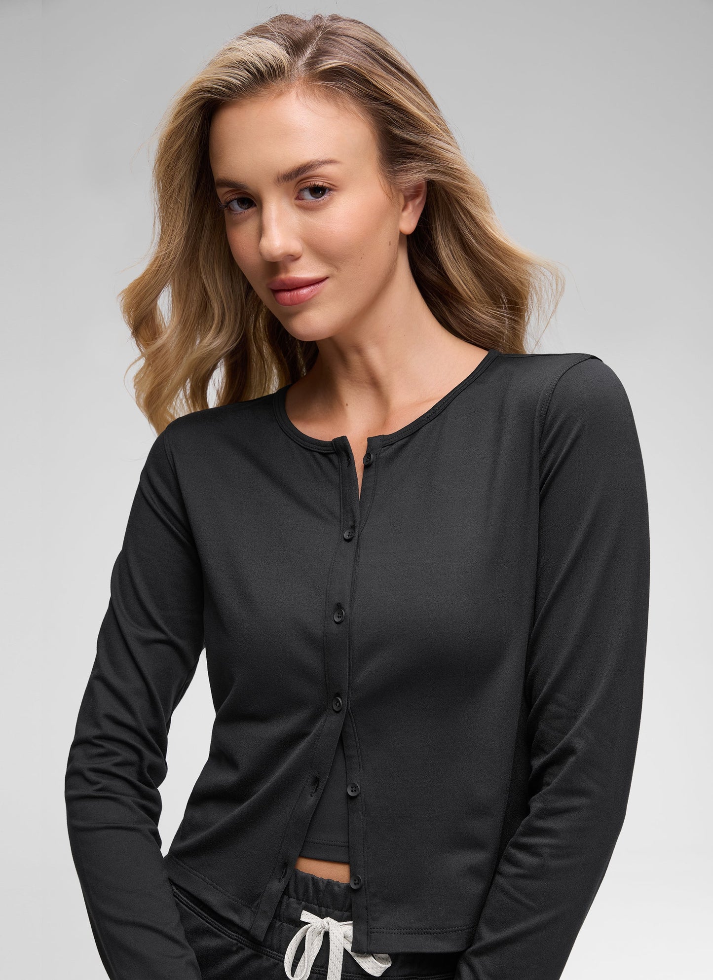 Cloud Jersey Lightweight Button Down Cardigan