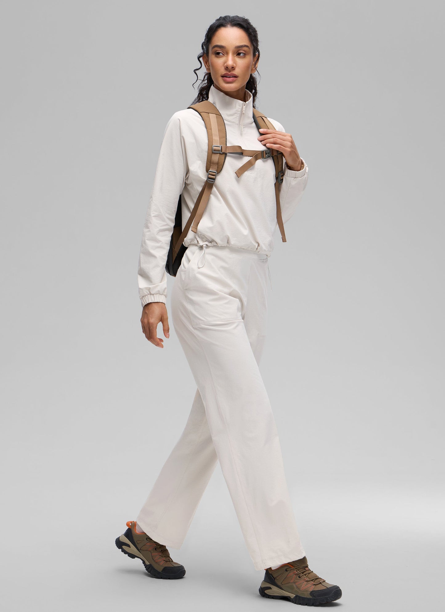 Half Zip Lightweight Pocket Long Sleeve