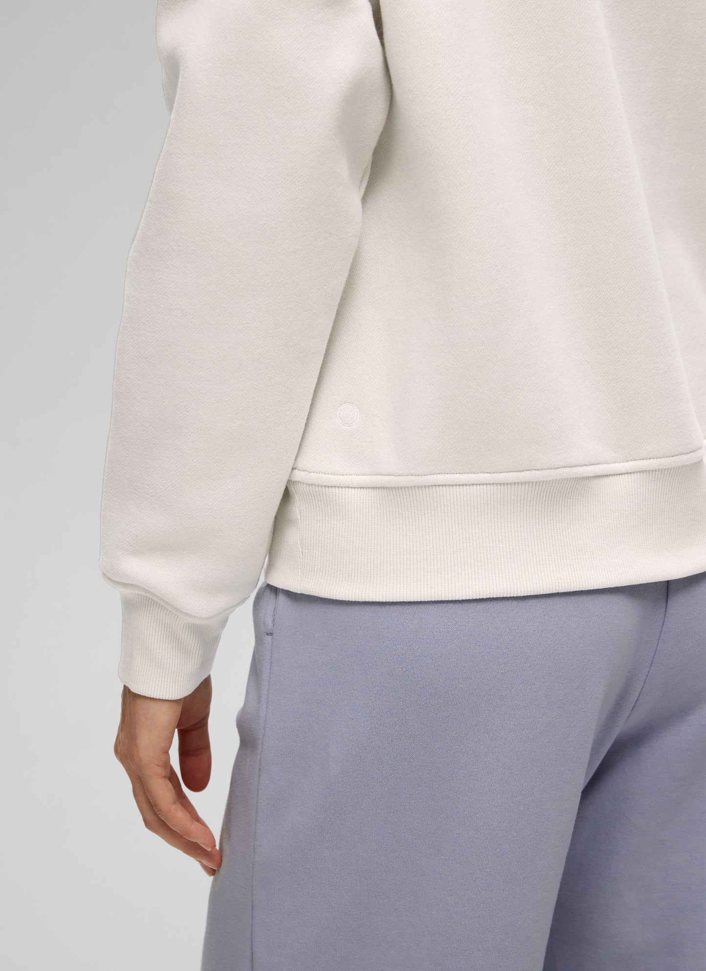 Fleece Lined Half Zip Funnel neck Sweatshirt