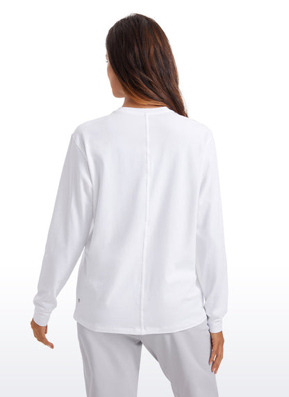 Pima Cotton Loose Fit Long Sleeve