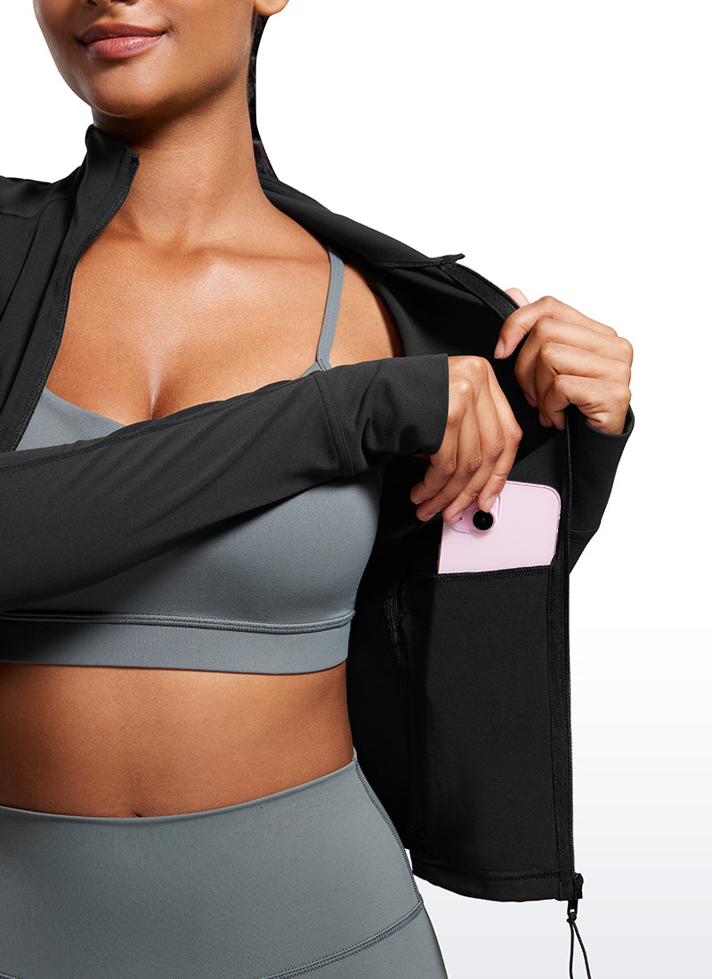 Butterluxe Waist Length Full Zip Jacket