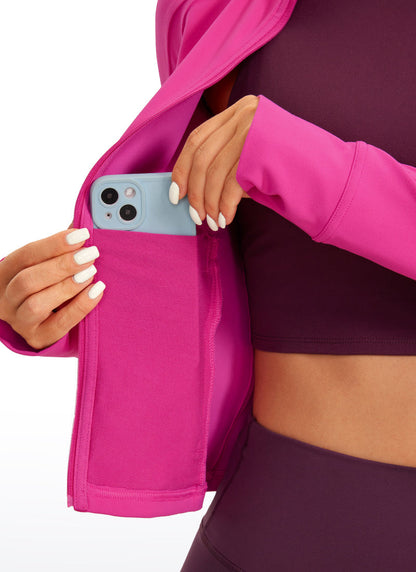 Butterluxe Waist Length Full Zip Jacket